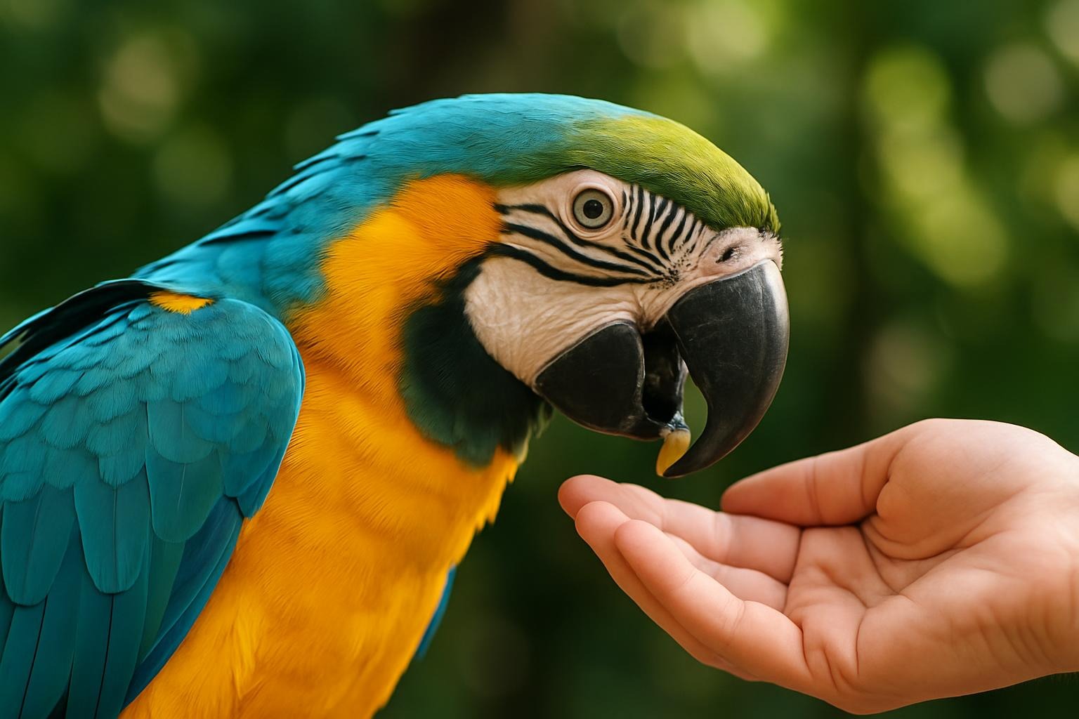 Alimentação de papagaio, uso de proteína nas alimentação