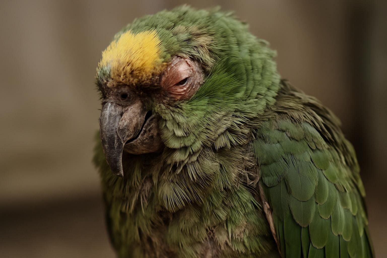 ringneck doente, calopsita doente, papagaio doente, passarinho doente uso de antibióticos em psitacídeos