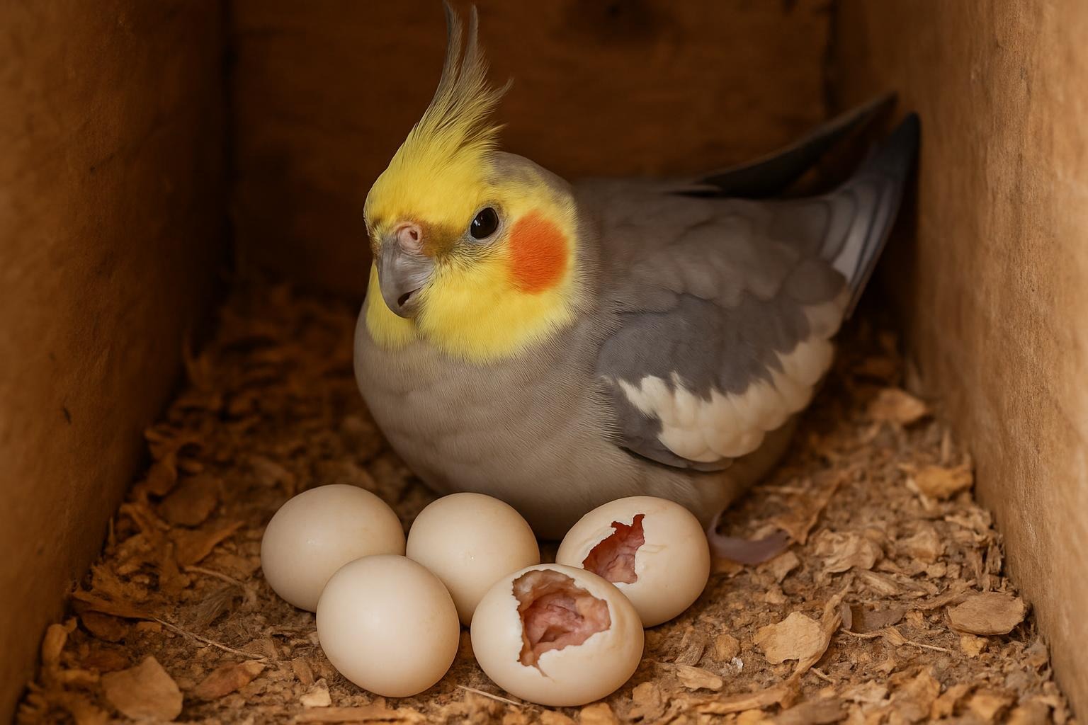 quebra de ovos em psitacídeos