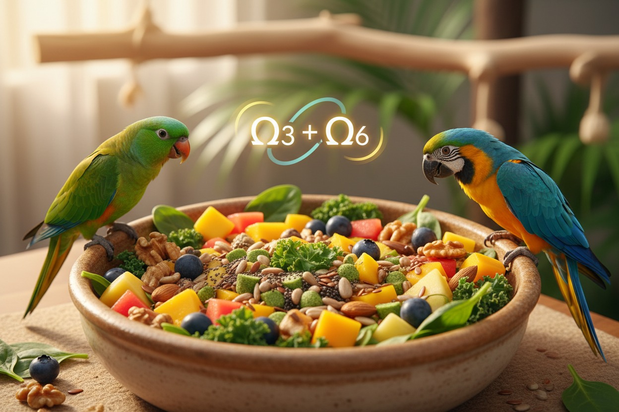 alimentação de psitacídeos