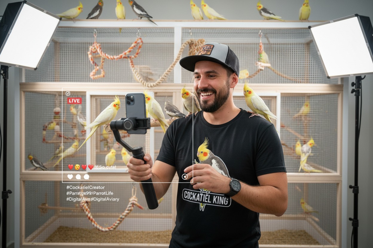 criação de aves