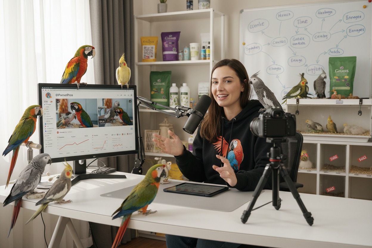 criação de aves
